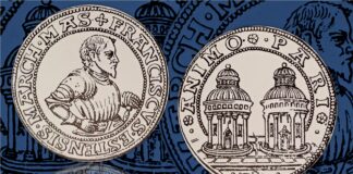 pari animo doppia oro moneta francesco este massa lombarda rarità numismatica virtù onore