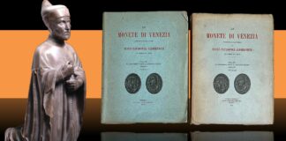 grosso particolare di antonio venier moneta argento venezia rinascimento rarità numismatica conferenza milano