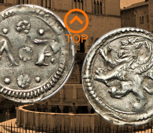 moneta inedito perugia zecca argento rinascimento grifone augusta perusia unica rarità numismatica