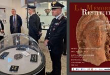 la memoria restituita mostra santa maria capua vetere reprti archeologia vasi amnufatti monete carabinieri tpc procura della repubblica indagini tombaroli