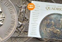 lire quadriga monete regno d'italia vittorio emanuele re numismatico davide calandra prova progetto esperimento modello conio rarità libro