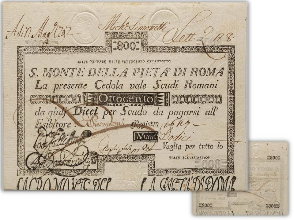 da vinci aste banconote cartamoneta scripofilia biglietti monete libri numismatica claudio bugani lire scudi euro yen dollari rubli filigrana valore rarità