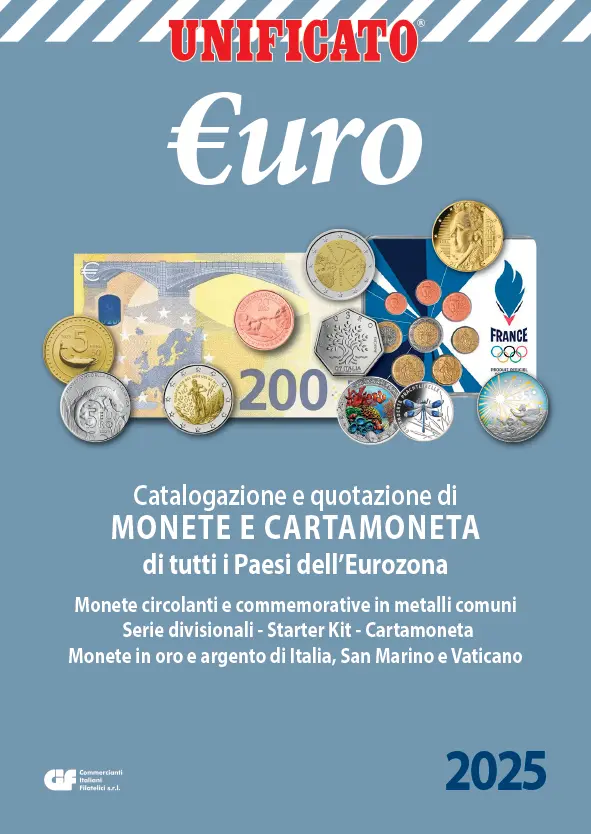 €uro 2025 e la guida alla numismatica novità libro catalogo unificato cif monete storia euro collezione rarità oro argento italia san marino vaticano