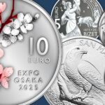 euro monete sammarinesi 2025 san marino numismatica collezione novità expo osaka bizer michelangelo giubileo anno santo orchidee falco pellegrino oro argento rarità valore