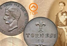 10 tornesi romani 1859 regno delle due sicilie franceschiello rame frode numismatica moneta napoli