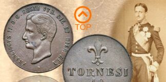 10 tornesi romani 1859 regno delle due sicilie franceschiello rame frode numismatica moneta napoli