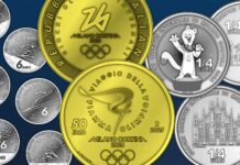 monete olipmiche italiane 2025 euro ipzs novità oro argento milano cortina 2026 sport olimpiadi sci curling fondo salto pattinaggio snowboard mascotte milo tina numismatica valore