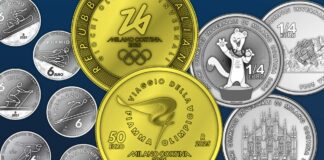 monete olipmiche italiane 2025 euro ipzs novità oro argento milano cortina 2026 sport olimpiadi sci curling fondo salto pattinaggio snowboard mascotte milo tina numismatica valore