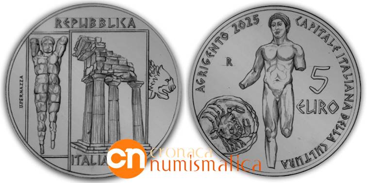 collezione numismatica ipzs 2025 monete oro argento rame euro lira lire renato zero il cielo piemonte cioccolato vino barolo campari aperitivo spritz lamborghini supercar agrigento capitale cultura fontana bernini roma piazza navona