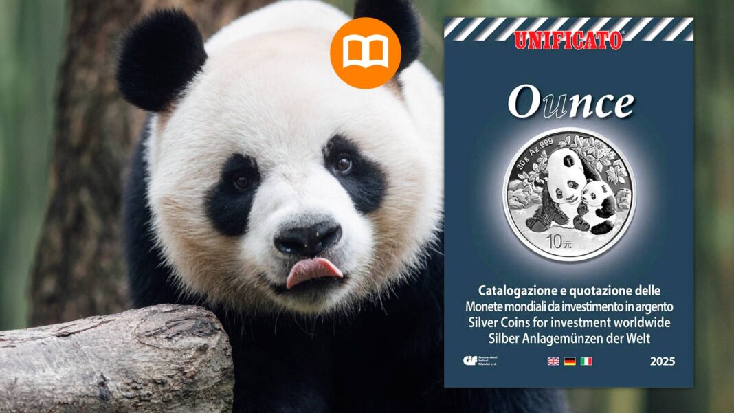 once di argento oncia ounce 2025 silver moneta coin bullion investimento collezione panda eagle falco catalogo prezzi valore unificato cif libro numismatica novità lire euro