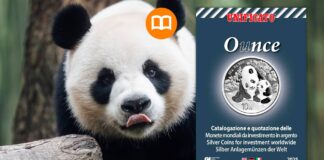 once di argento oncia ounce 2025 silver moneta coin bullion investimento collezione panda eagle falco catalogo prezzi valore unificato cif libro numismatica novità lire euro