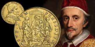 innocenzo xi odescalchi papa beato roma santa maria ai monti chiesa icona fede anno santo giubileo madonna santi rarità numismatica valore oro argento