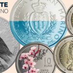 monete di san marino 2025 euro lire lira oro argento bimetallica michlangelo anno santo expo osaka gernarmeria polizia civile orchidee falco pellegrino oncia