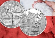 trittico di monete per hallstatt austria età del bronzo preistoria sale commercio estrazione rito cimitero tombe argento euro euromoneta collezione numismatica