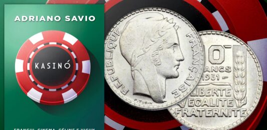 Kasinó. Franchi, cinema, Céline e Vichy libro Adriano Savio numismatica storia guerra roulette cognac truffa romanzo fantasy economia costume