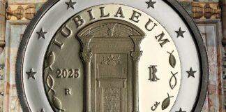 2 euro anno santo 2025 italia porta santa papa francesco vico consorti san pietro misericordia pellegrini speranza fede ipzs mef collezione numismatica moneta