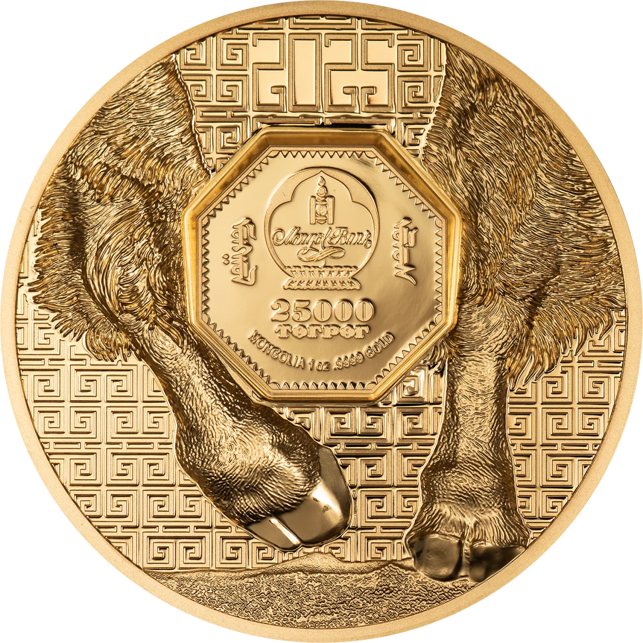 selvaggia mongolia bisonte cit coin invest moneta coin oro argento collezione wild mongolia smartminting limited edition