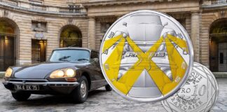 moneta 10 euro per DS automobile mito icona francia argento monnaie de paris numismatica sold out