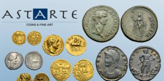 asta numismatica astarte web 9 monete medaglie collezione roma grecia bisanzio oro argento bronzo rarità aureo denario sesterzio dracma obolo asse biddr