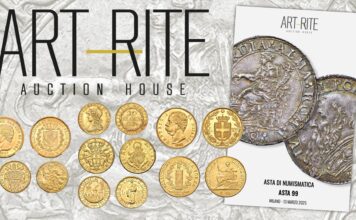 asta art-rite 99 numismatica monete medaglie oro argento bronzo catalogo rarità italia mondo collezione libri curiosità