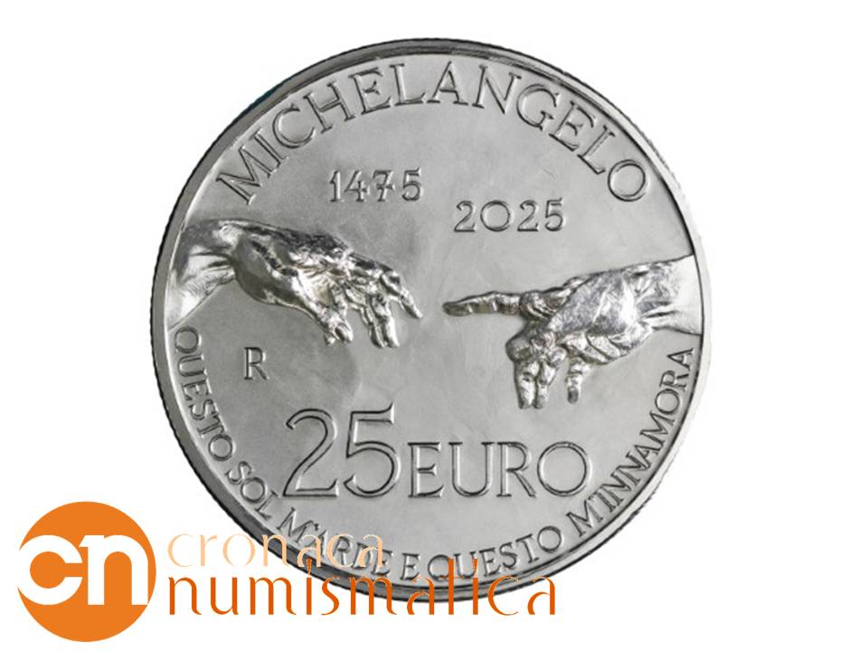 moneta 25 euro per michelangelo record italia ipzs zecca argento chilogrammo sold out record numismatica collezione valore