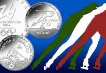 monete pattinaggio e curling euro olimpiadi invernali milano cortina 2026 ipzs mef zecca dello stato roma oncia euro argento collezione tiratura limitata fior di conio pittogrammi logo ufficiale